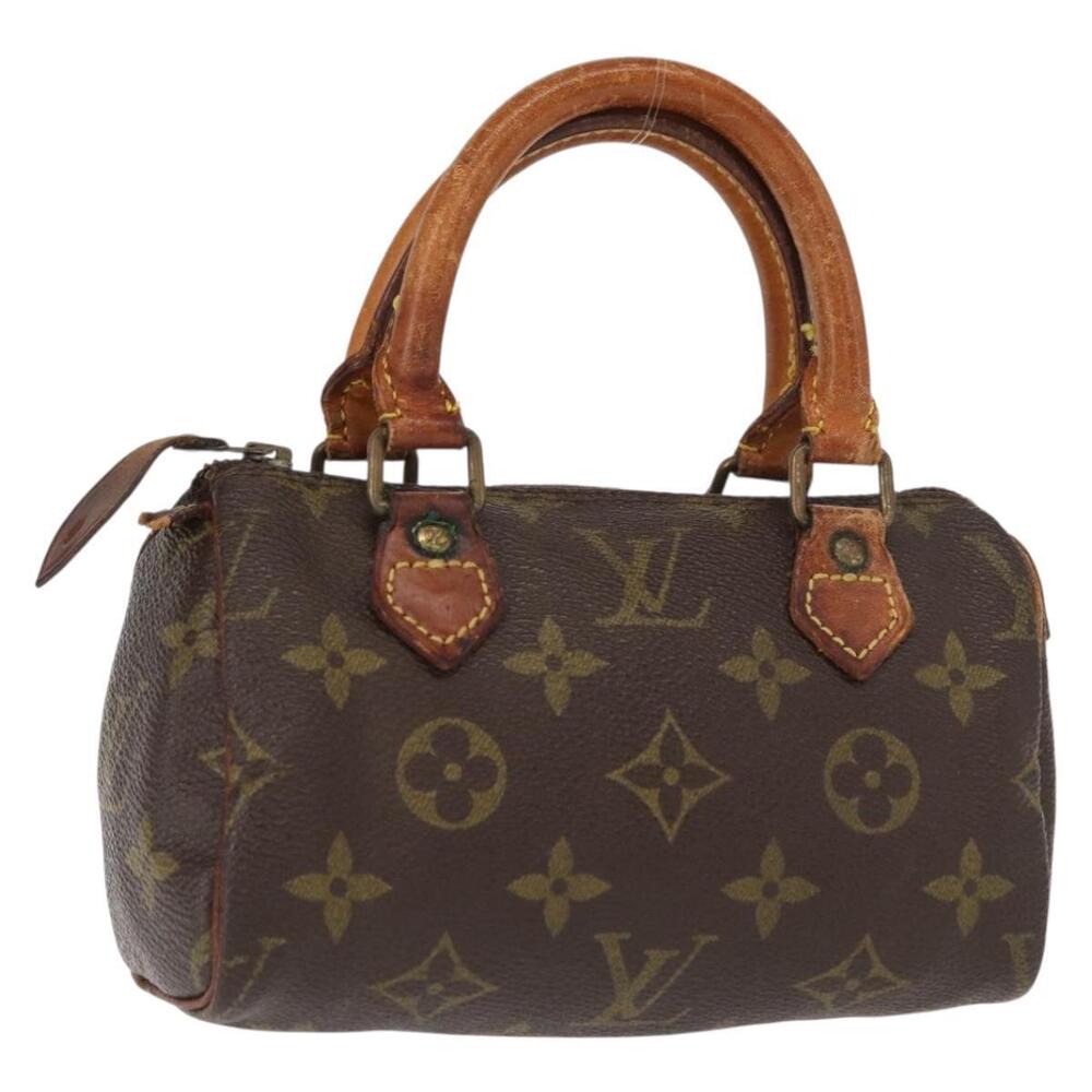 LOUIS VUITTON Monogram Mini Speedy Hand Bag M41534 LV Auth 157931